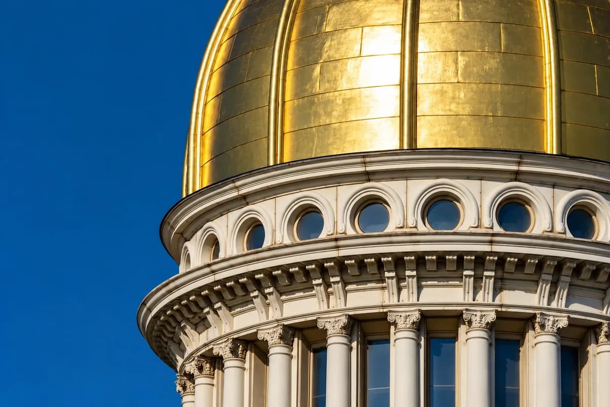 Dome of the New Jersey State House in Trenton