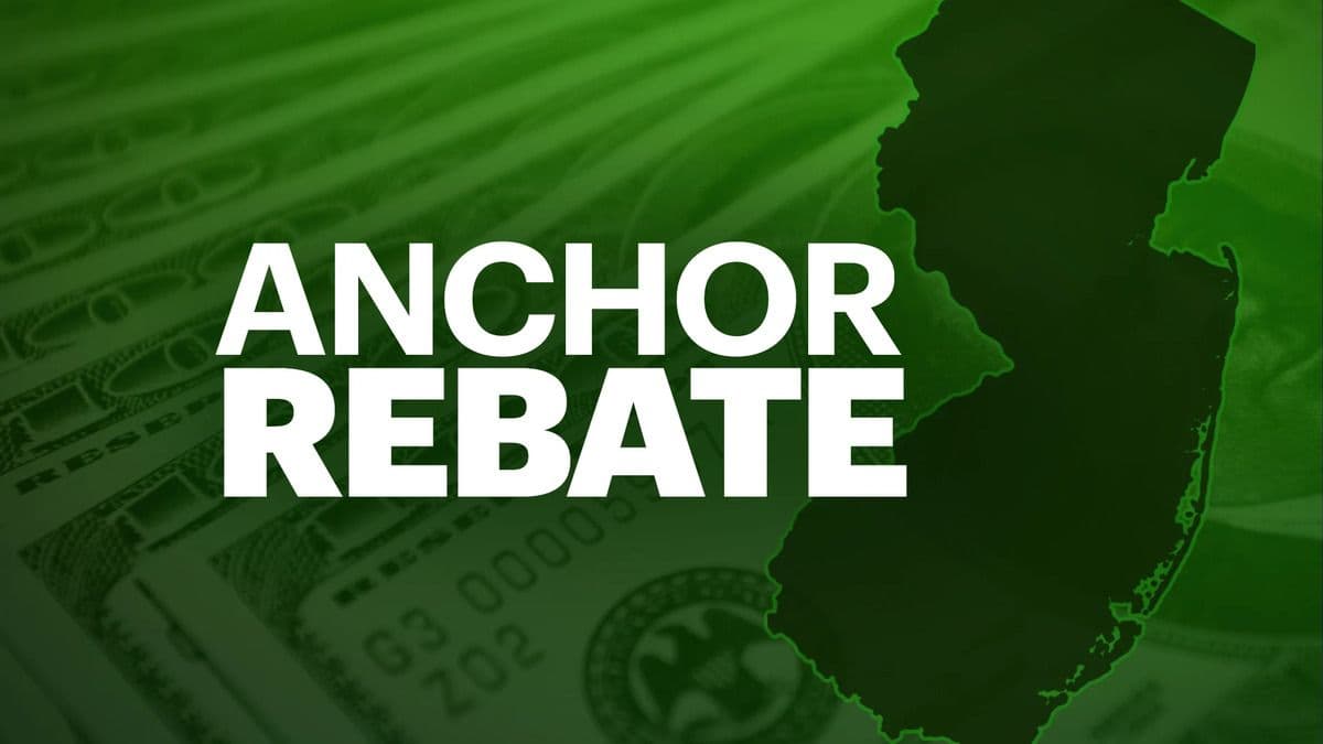 Who gets $1,500 from New Jersey’s anchor rebate in NJ?